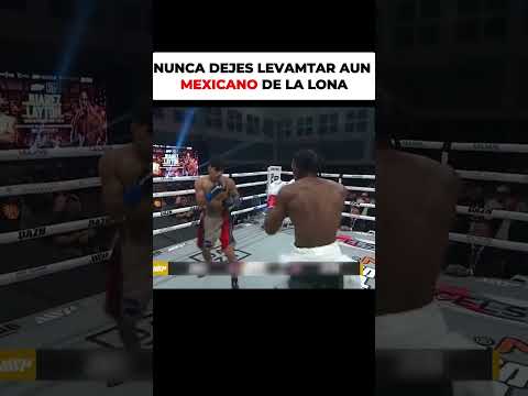 NUNCA DEJES LEVANTAR A UN MEXICANO DE LA LONA 🔥🇲🇽 #mma #boxeomexico #mexicanos #boxeo #ufcmexico