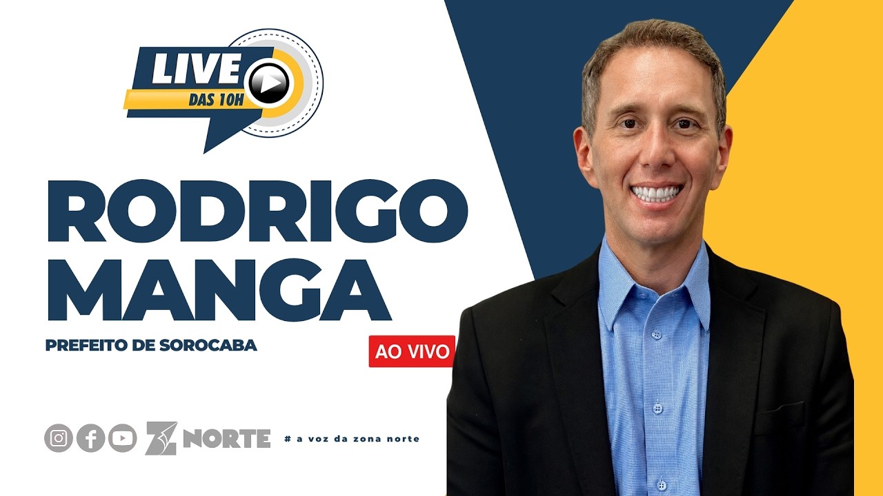 Prefeito Rodrigo Manga AO VIVO