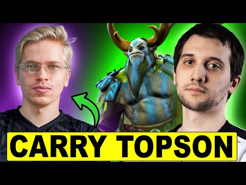 Arteezy Nature's Prophet CARRIES TOPSON Invoker