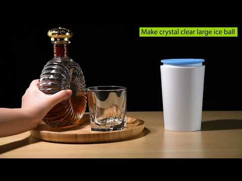 How to Make Clear Ice Ball Sphere - Best Way to Make Clear Ice for Whiskey and Cocktails