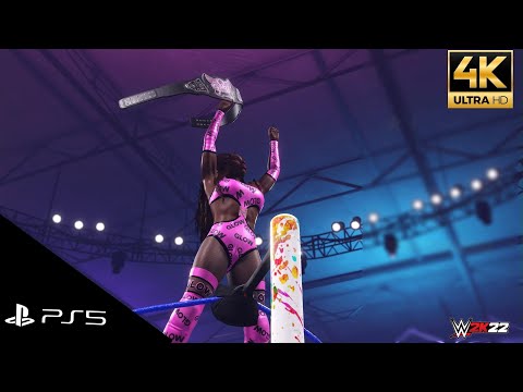 WWE 2K22 ON PS5 || NAOMI VS ALEXA BLISS || WWE DIVAS CHAMPIONSHIP (4K 120FPS)