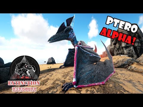 DOMAMOS UM ALPHA PTERO!! ep.06 -- ARK EXTINCTION HARDCORE!