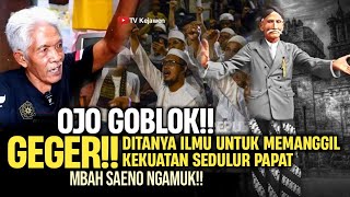 Download lagu PANAS!! MBAH SAENO TERPANCING DENGAN PERTANYAAN INI, TAK TERIMA LANGSUNG NYAMBAR mp3