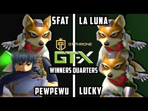 GTX 2017 Melee - CLG | SFAT & CLG | PewPewU Vs. MSF | La Luna & Lucky - SSBM W.Quarters