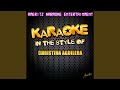 Blessed (In the Style of Christina Aguilera) (Karaoke ...
