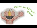 How To Draw Elmo Sesame Street