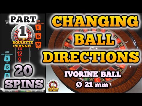 20 Roulette Wheel Spins - Both Directions - Black Scoreboard - Part 1 of 5