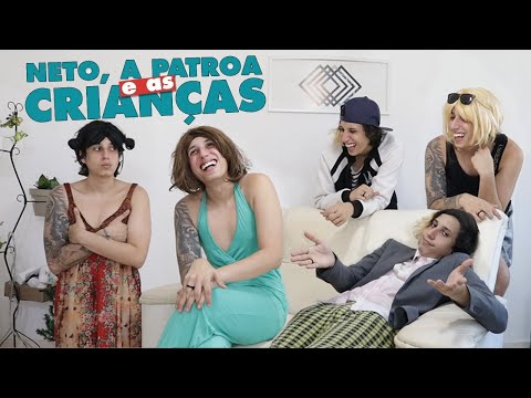 NETO, A PATROA E AS CRIANÇAS | NETO JUNIOR VIROU PAI