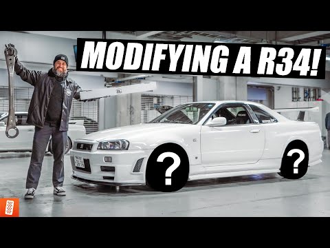 Building a Nissan R34 GT-R in Japan with RARE Parts! (NEW Wheels!)