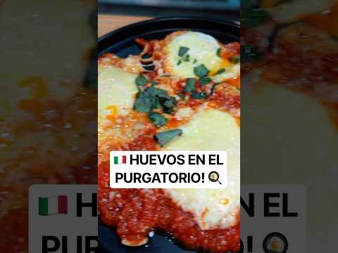 HUEVOS EN EL PURGATORIO! 🍳🇮🇹 #chefroberta #cocina #recetas
