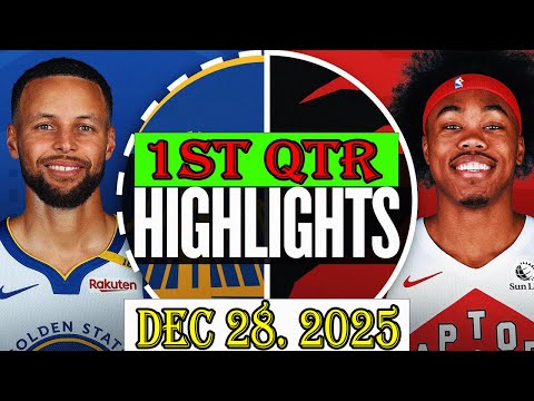 Toronto Raptors vs Golden State Warriors 1st Qtr Dec 28.2025 Highlights | NBA HIGHLIGHT