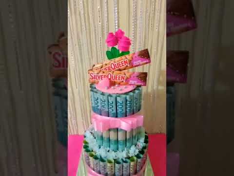 money cake 2 layer | #shorts #moneycake #money