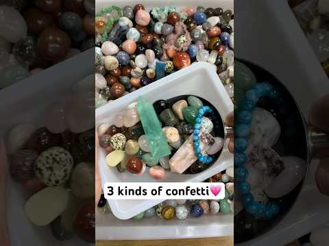 Pack 3 scoops for Kiera from the UK 🇬🇧#crystalconfetti #crystalwholesaler #crystalscoop