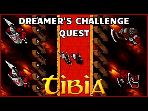 DREAMER'S CHALLENGE QUEST TIBIA | BROTHERHOOD OUTFIT | NIGHTMARE OUTFIT
