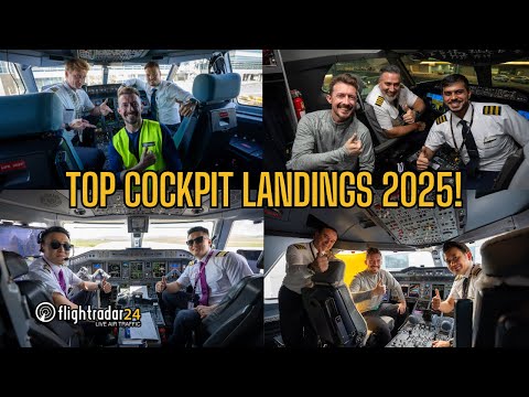 Cockpit view: 13 landings around the world