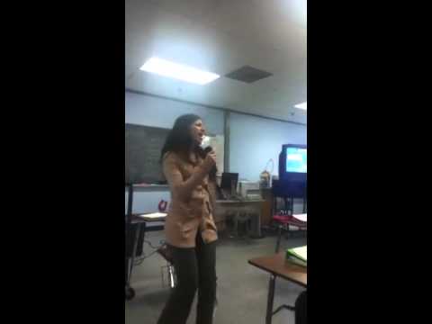 Teacher danceing to hit me baby one more time