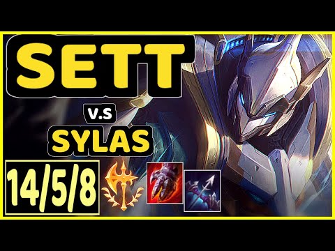 ELWIND (SETT) vs SYLAS - 14/5/8 KDA TOP GAMEPLAY - EUW Ranked DIAMOND