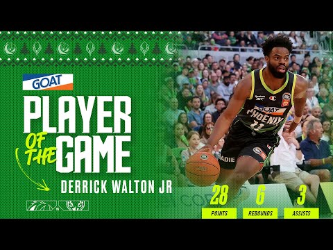 GOAT Player of the Game - Derrick Walton Jr (Round 13 vs 36ers, NBL25)