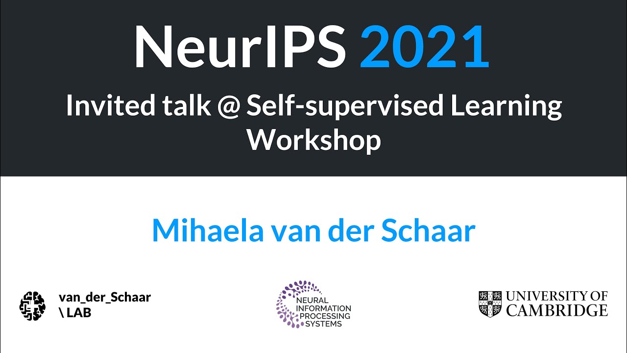 NeurIPS 2021 - self-supervised learning for genomics [workshop invited talk]