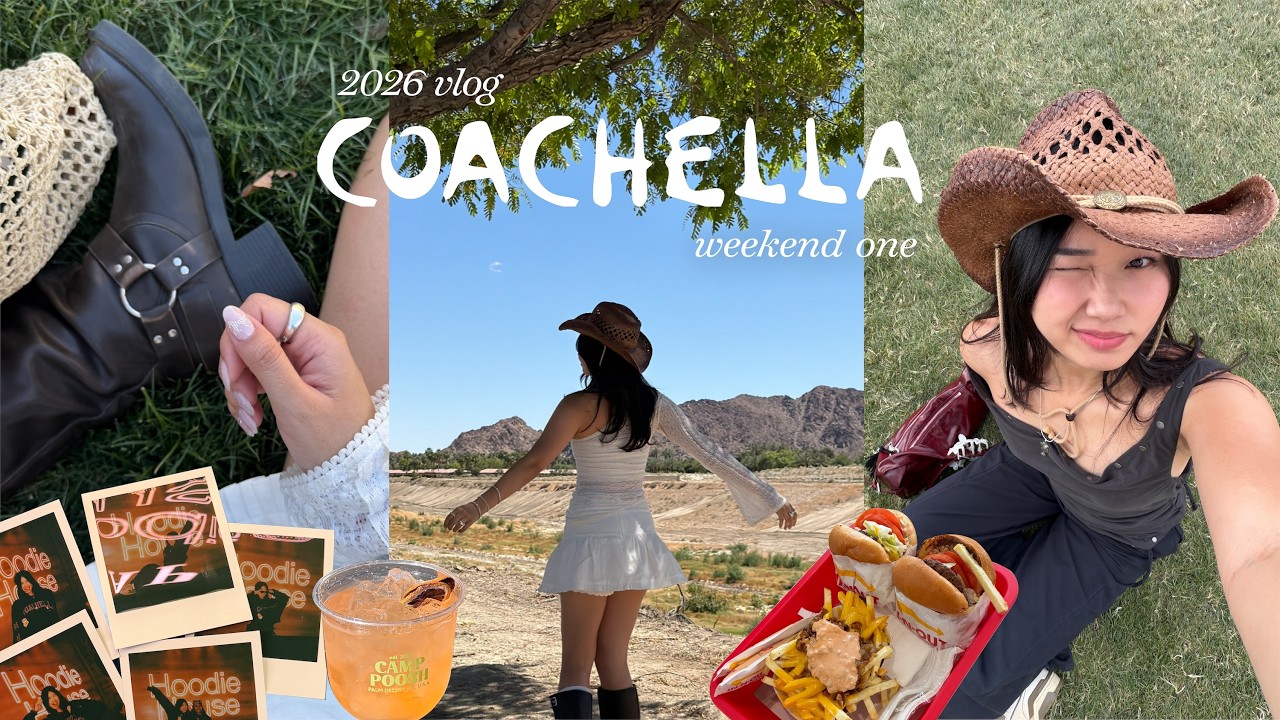 COACHELLA 2026 🏜️🪩🎡 | what we ate, OOTD, parties & dancing all night!