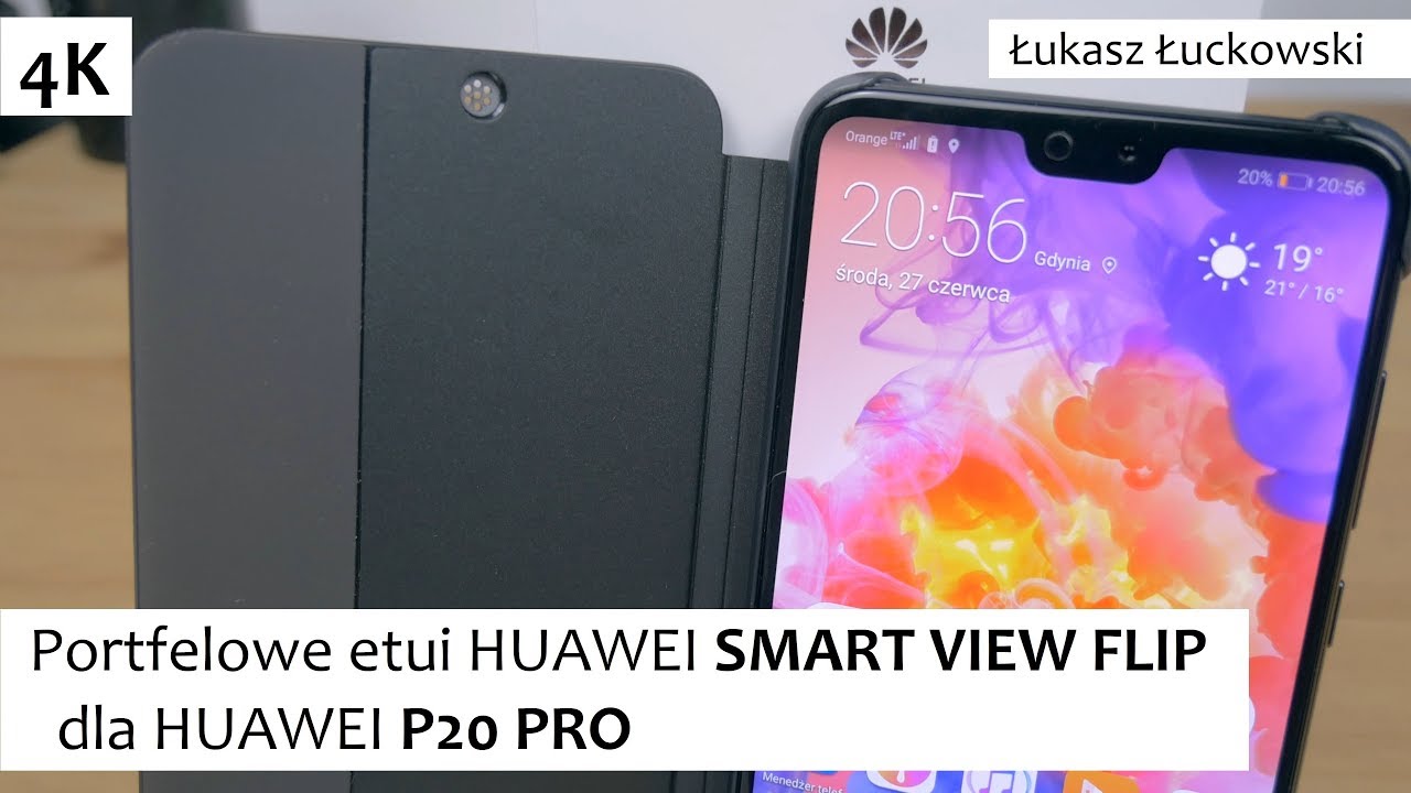 Portfelowe etui HUAWEI SMART VIEW FLIP dla HUAWEI P20 PRO | Rzut Oka | Konkurs
