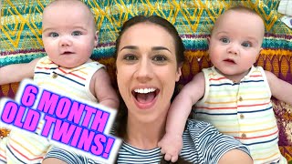 6 MONTH OLD BABY TWIN UPDATE!