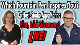 Fountain Pen Inspirations, Inkii Giveaway, & AquaMarina!