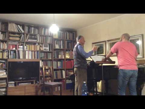 Ardalan Jabbari working with grande Giorgio Zancanaro ( LA TRAVIATA Duett)