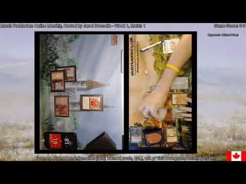 PreModern March - Match 1, Game 1 (UW Landstill vs BG Rock)