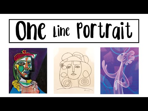 One Line Portraits - Picasso to “Soul”