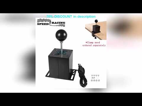 A must-have product! PC USB H Gear Shifter For Logitech G27 G29 G25 G920 For Thrustmaster T300RS/G