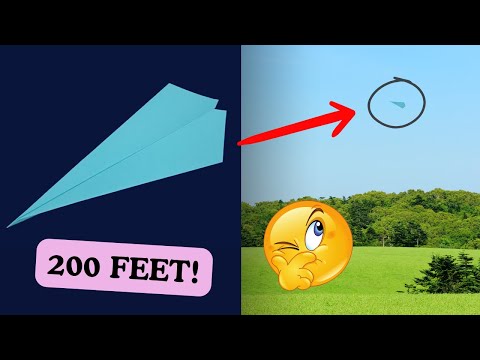 How to Make a Paper Plane in 2 Minutes - Paper Airplane Easy Fly Far