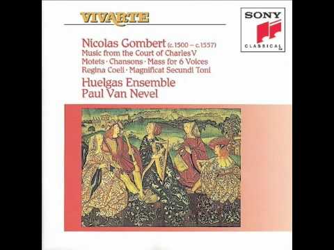 Nicolas Gombert: Je prens congie - Chanson for 8 voices