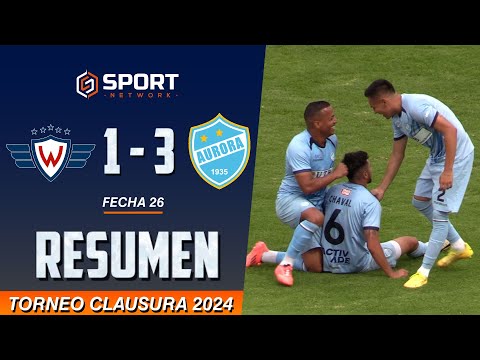 AURORA HUNDE MAS A WILSTER: WILSTERMANN 1 - 3 AURORA (Resumen Completo - Fecha 26 - T Clausura 2024)