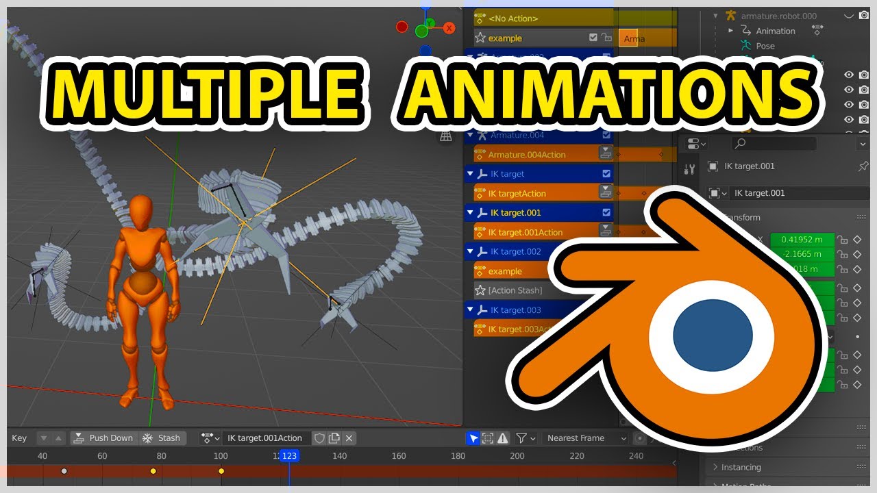 How to Create Multiple Animations in Blender
