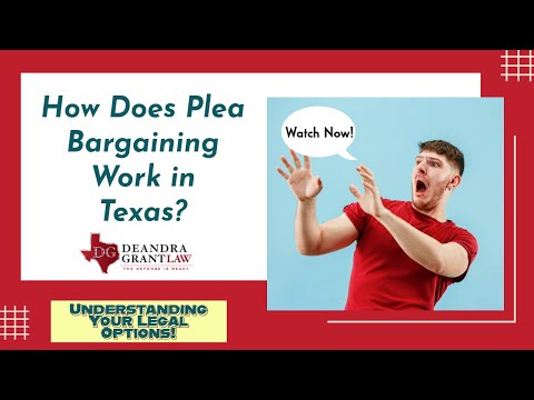 How Does Plea Bargaining Work in Texas? Understanding Your Legal Options!