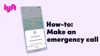 Lyft — How-to: Make an emergency call | Tutorial | Learn with Lyft | #walkthrough #ui #Lyft