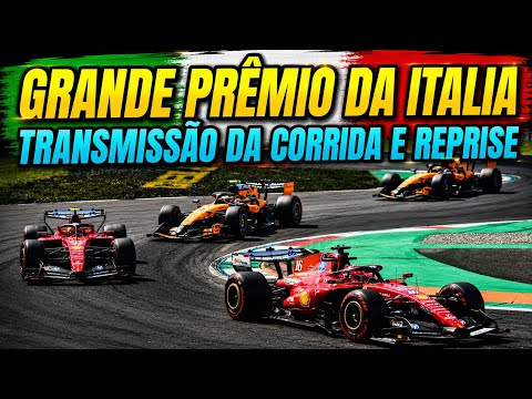 F1 2026 - GRANDE PRÊMIO DA ITÁLIA - TRANSMISSÃO DA CORRIDA, REPRISE E GRID DE LARGADA