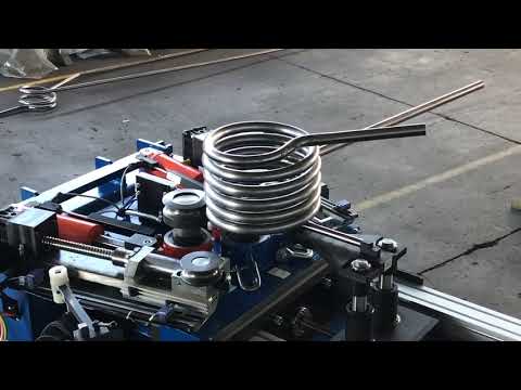 CNC tube coil bending machine - Zakružovačka trubek - CNC Maszyna do zwijania kompletnych wężownic