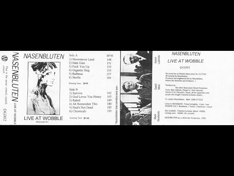 Nasenbluten - Live @ Wobble Deadgirl   (1993)