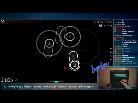 Badeu | Sota Fujimori - polygon [unhinged] 91.49% 10xMiss 695/1046x #1 | Livestream!