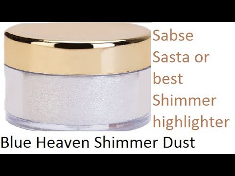 Blue heaven shimmer dust review