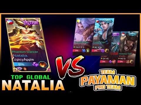 Top Global Natalia Totally Outplayed Team Payaman Pro in Rank...