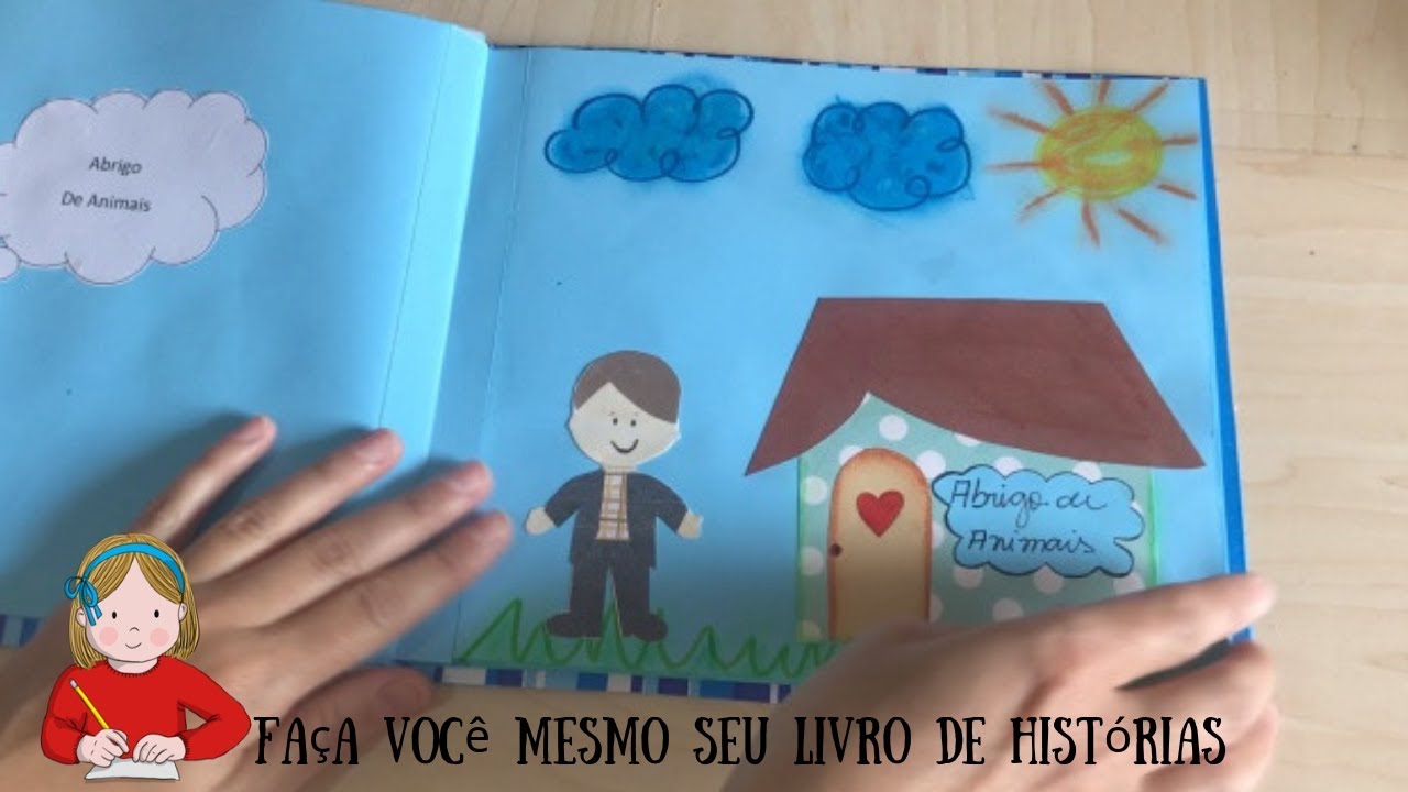 Faça você Mesmo Livro Educativo de Historinhas - DIY Artesanato