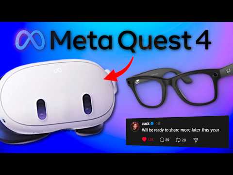 HUGE! Meta Quest 4 Leaks, Quest Pro 2, & Meta's Upcoming AR Smart Glasses