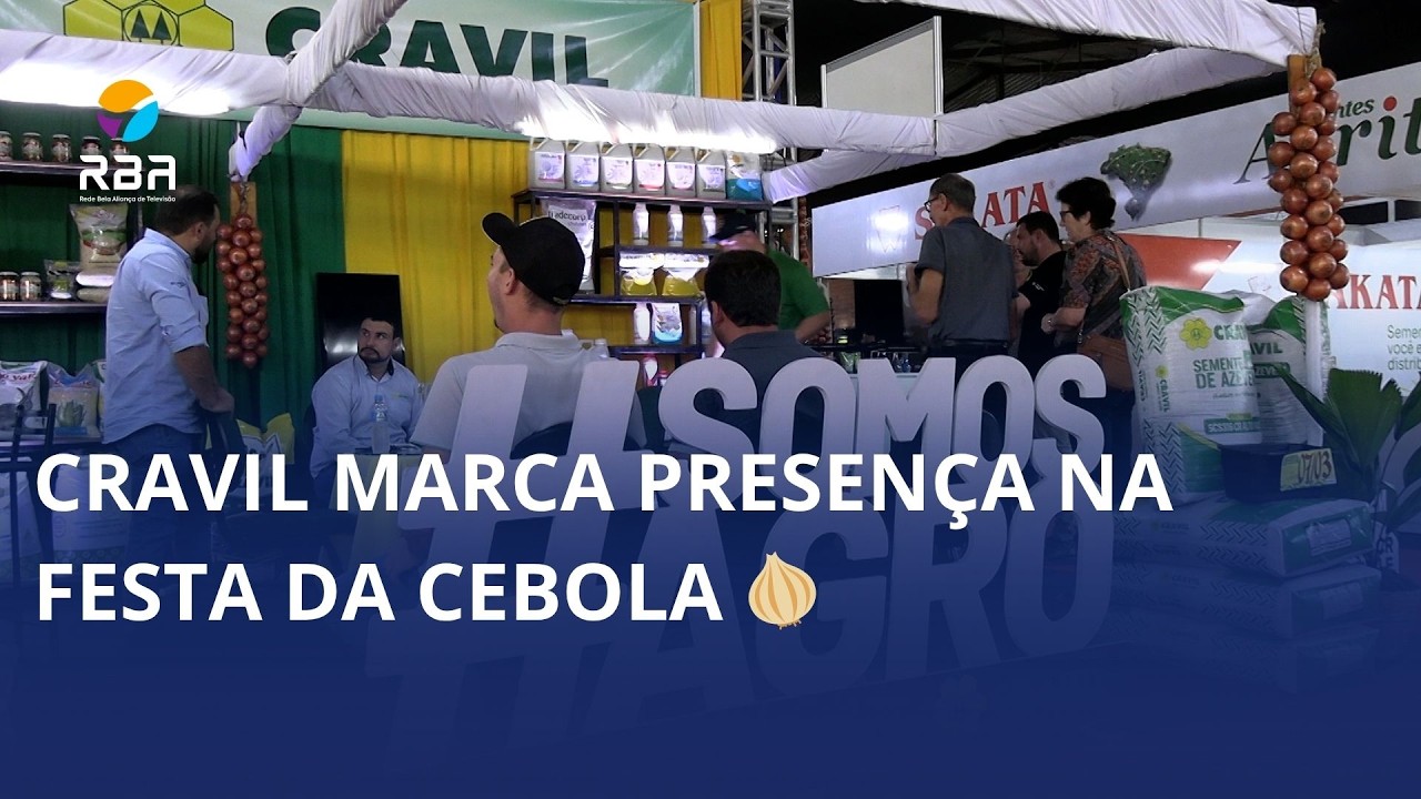 Cravil marca presença na Festa da Cebola 🧅