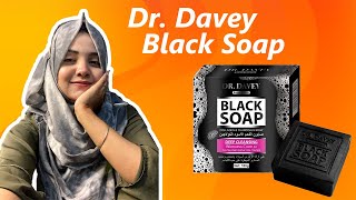Dr Davey Cleansing Whitening Collagen & Charcoals Black Soap | Activated Charcoal Soap