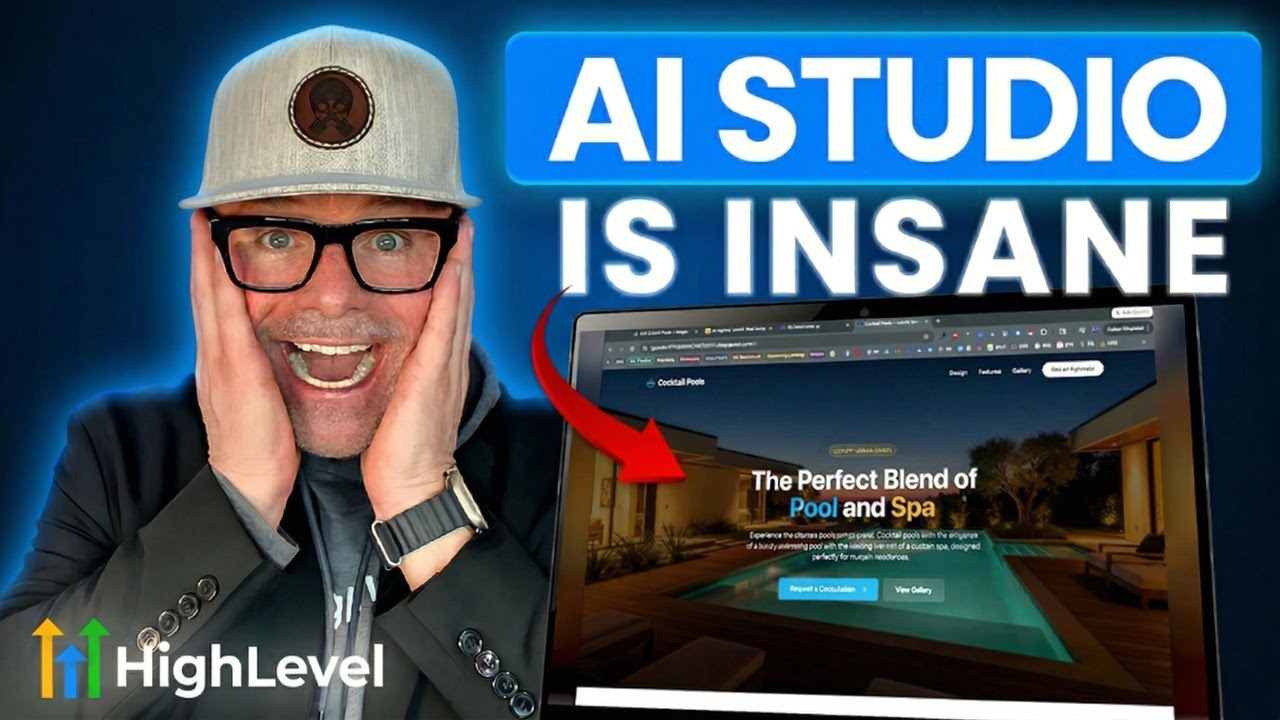GoHighLevel's NEW AI Studio is INSANE! How to Build AI Websites in Minutes