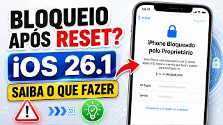 Remover Bloqueio de Ativação Após Reset de Fábrica no iOS 26.1 - iPhone Bloqueado pelo Proprietário