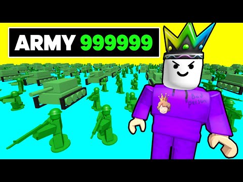 I BUILT The BIGGEST TOY ARMY on Roblox Toy SoldierZ